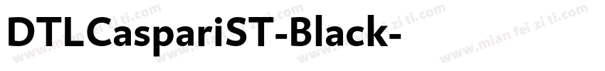 DTLCaspariST-Black字体转换