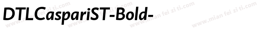 DTLCaspariST-Bold字体转换