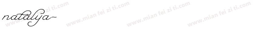 natalya字体转换