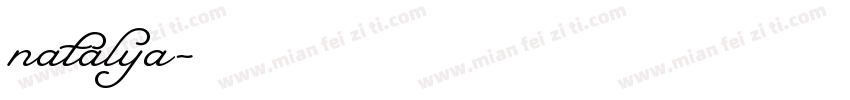 natalya字体转换