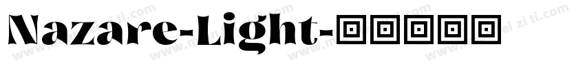 Nazare-Light字体转换