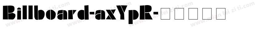 Billboard-axYpR字体转换