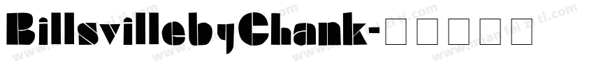 BillsvillebyChank字体转换