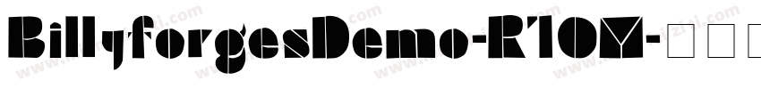 BillyforgesDemo-R7OM字体转换