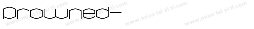 Drowned字体转换