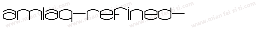 amlaq-refined字体转换