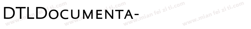 DTLDocumenta字体转换