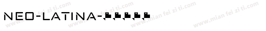 neo-latina字体转换
