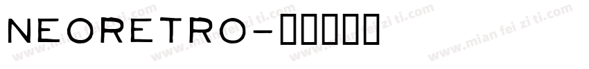 NEORetro字体转换