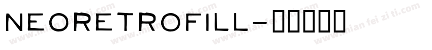 NEORetrofill字体转换
