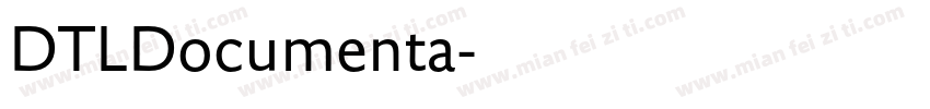 DTLDocumenta字体转换