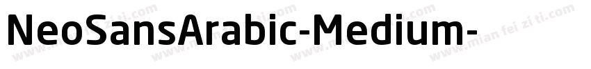 NeoSansArabic-Medium字体转换