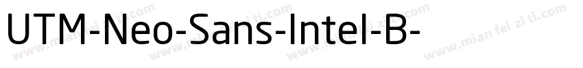 UTM-Neo-Sans-Intel-B字体转换