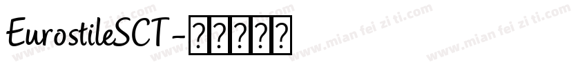 EurostileSCT字体转换