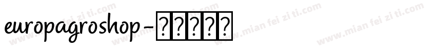 europagroshop字体转换
