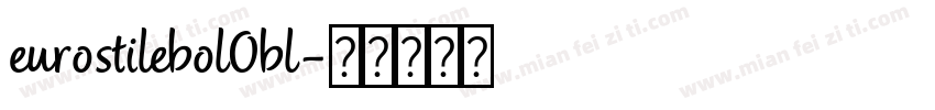 eurostilebol0bl字体转换