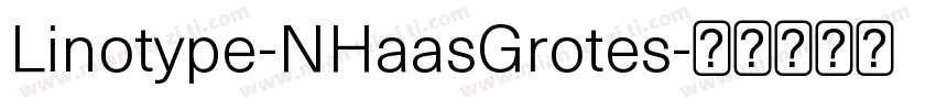 Linotype-NHaasGrotes字体转换