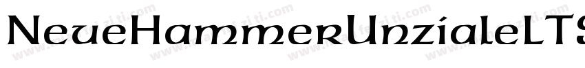 NeueHammerUnzialeLTStd字体转换