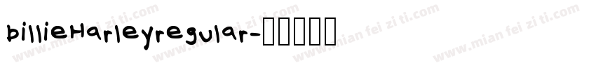 billieHarleyregular字体转换