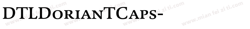DTLDorianTCaps字体转换