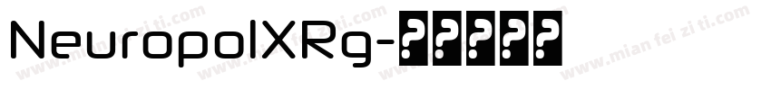 NeuropolXRg字体转换