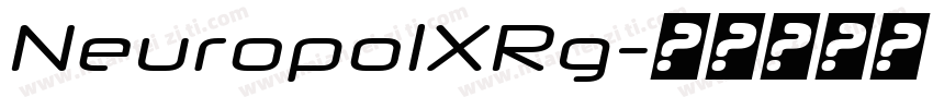 NeuropolXRg字体转换