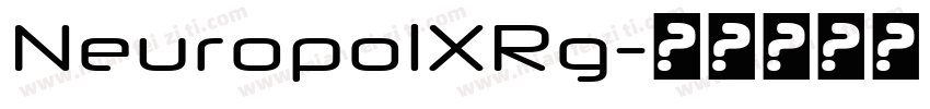 NeuropolXRg字体转换