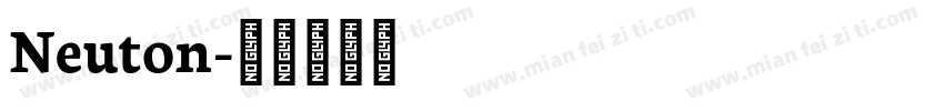 Neuton字体转换