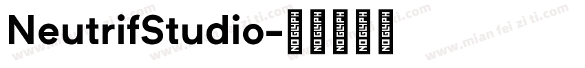 NeutrifStudio字体转换
