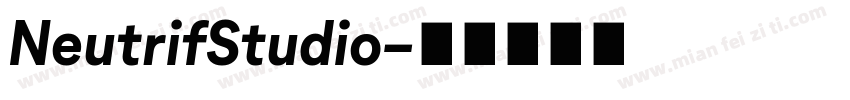 NeutrifStudio字体转换