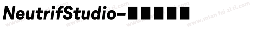 NeutrifStudio字体转换