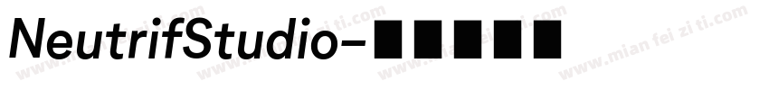 NeutrifStudio字体转换