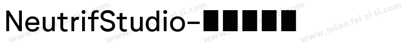 NeutrifStudio字体转换