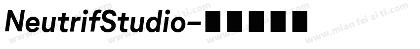 NeutrifStudio字体转换