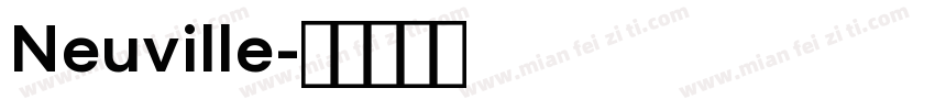 Neuville字体转换