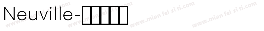 Neuville字体转换
