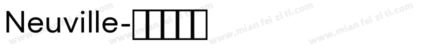 Neuville字体转换