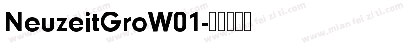 NeuzeitGroW01字体转换