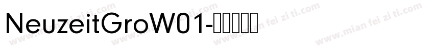 NeuzeitGroW01字体转换