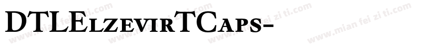 DTLElzevirTCaps字体转换