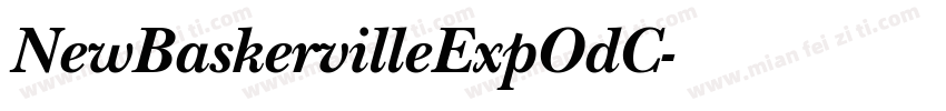 NewBaskervilleExpOdC字体转换