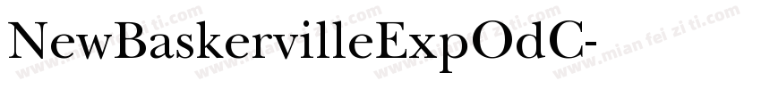 NewBaskervilleExpOdC字体转换