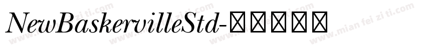 NewBaskervilleStd字体转换