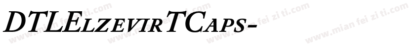 DTLElzevirTCaps字体转换