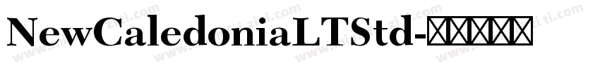 NewCaledoniaLTStd字体转换
