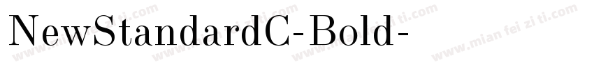 NewStandardC-Bold字体转换