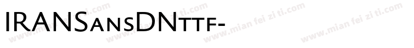 IRANSansDNttf字体转换