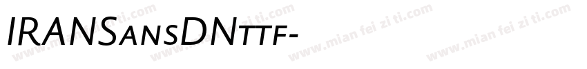 IRANSansDNttf字体转换