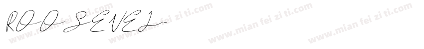 ROOSEVEL字体转换