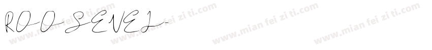 ROOSEVEL字体转换